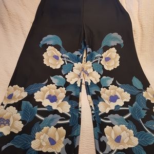 Zara Woman asian- inspired palazzo pants never worn!